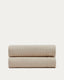 Colcha Bedar 100% algodón beige para cama de 90/135 cm